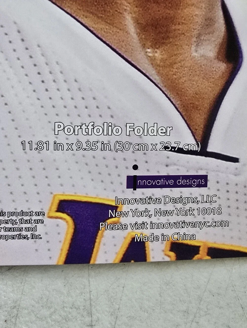 Lot Of 4 Kobe Bryant #24 Los Angeles Lakers 2 Pocket Folder NBA Black Mamba